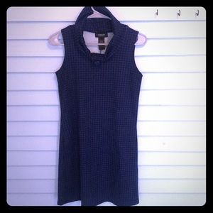 Alyn Page cowl neck sweater mini dress